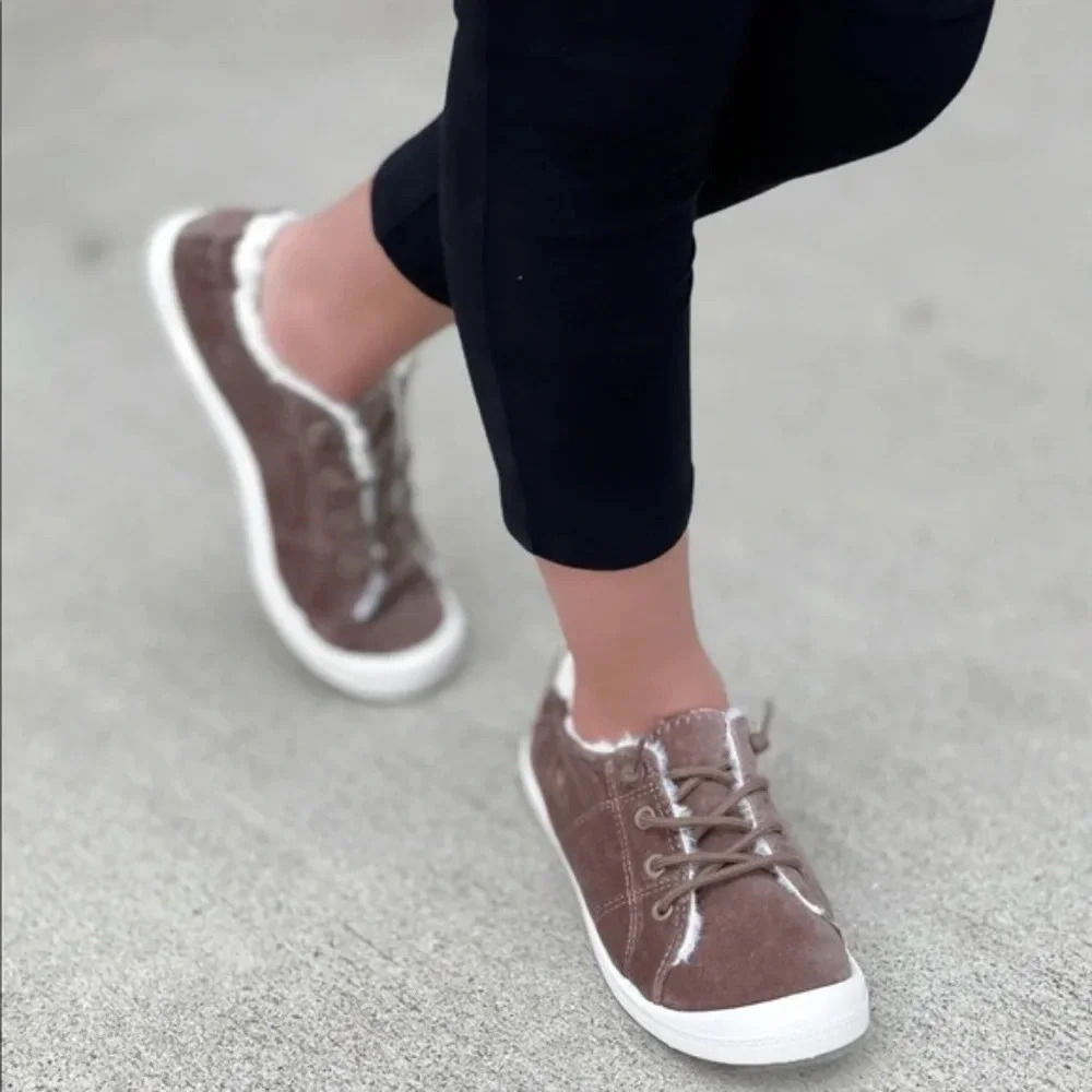 Madden Girl Bailey Sneakers‎ Taupe NIB